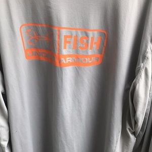 Under armor fish long sleeve shirt